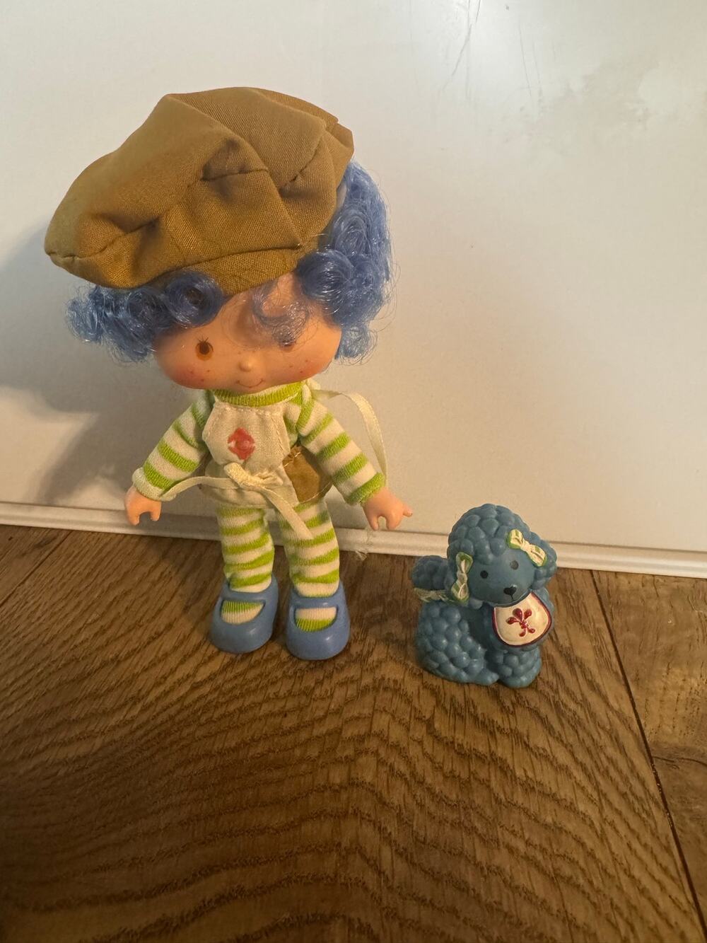 1980s Crepe Suzette Doll w/poodle Eclair Strawberry Shortcake